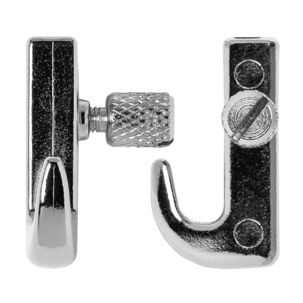 Picture Hook Midi with lateral screw - silver