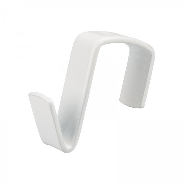 Hooks for exhibition walls, white