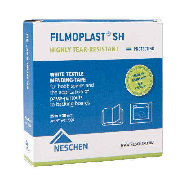Filmoplast SH Shirting in dispenser, white, acid-free, Neschen