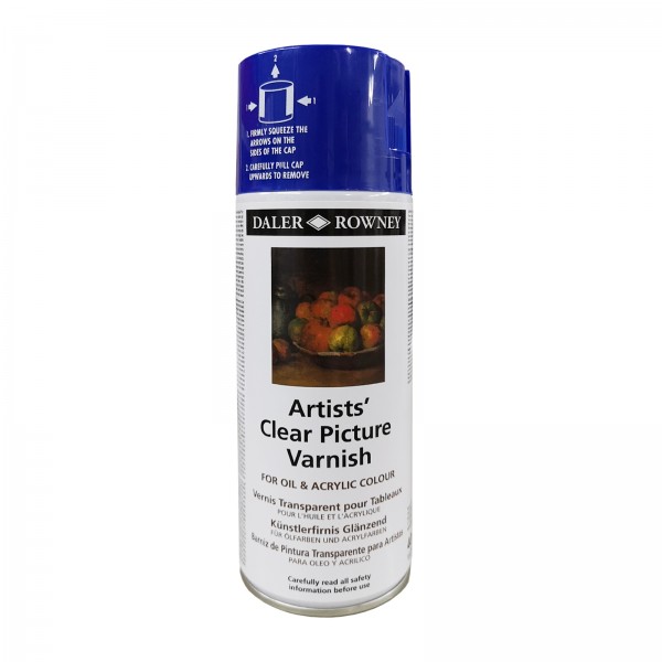 Daler Rowney Malmittel - Künstlerfirnis glänzend für Öl und Acryl - 400 ml