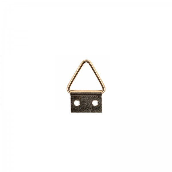 Triangle Picture Hanger, brass-plated - 100 pieces