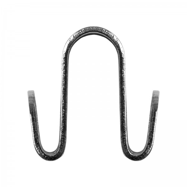 Double-sided Hooks for exhibition walls, nickel-plated