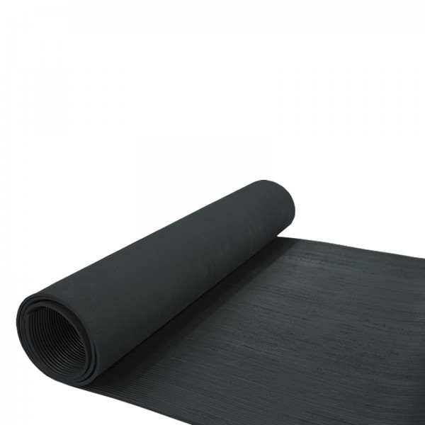 Groove rubber mat