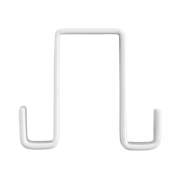 Double-sided Hooks for exhibition walls, white
